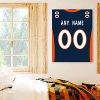 Thumbnail for Denver Jersey Custom Canvas Print Wall Art for Boy Girl Men Women Football Personalized Canvas Art