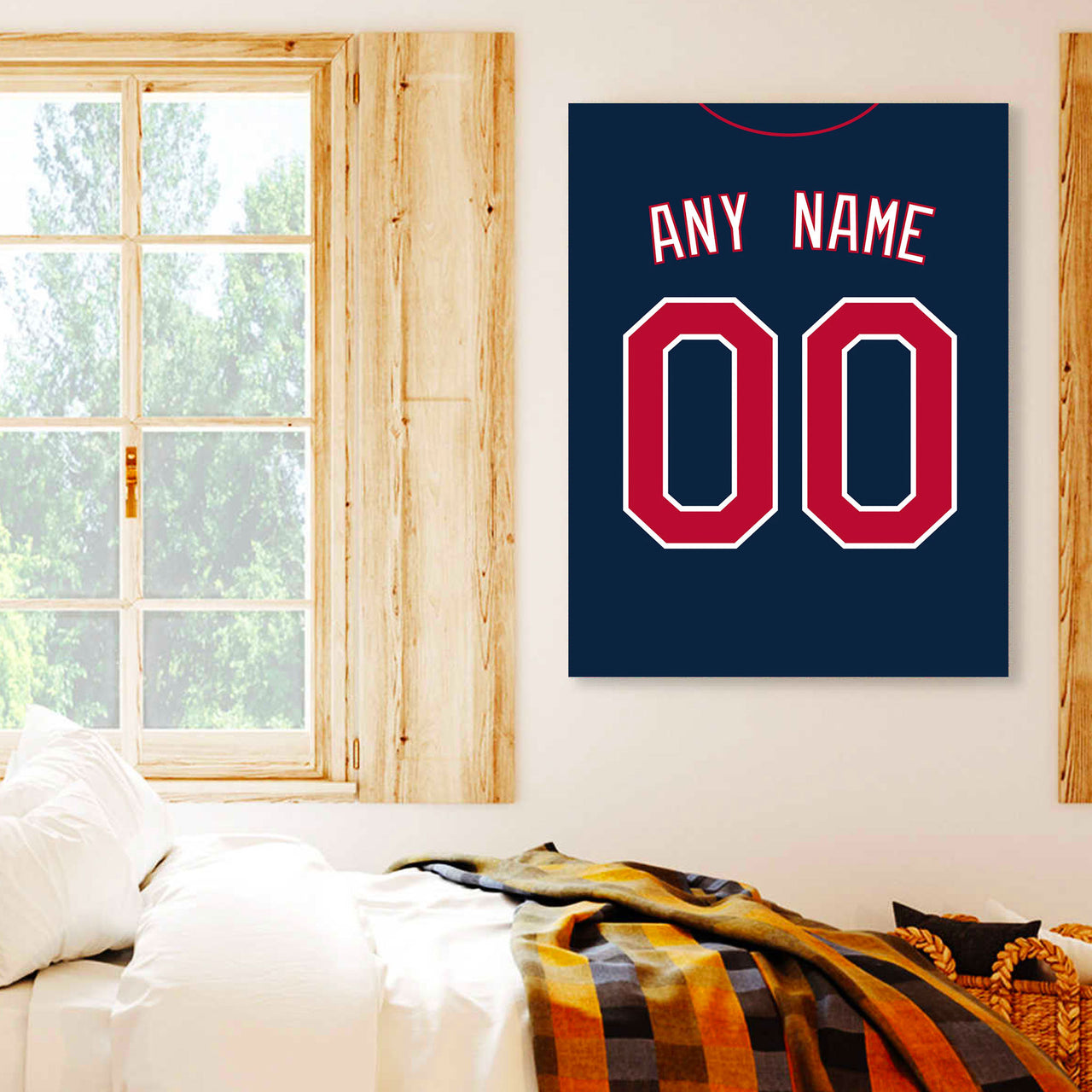 Minnesota Jersey Custom Canvas Print Wall Art for Boy Girl Men Women Baseball Personalized Canvas Art