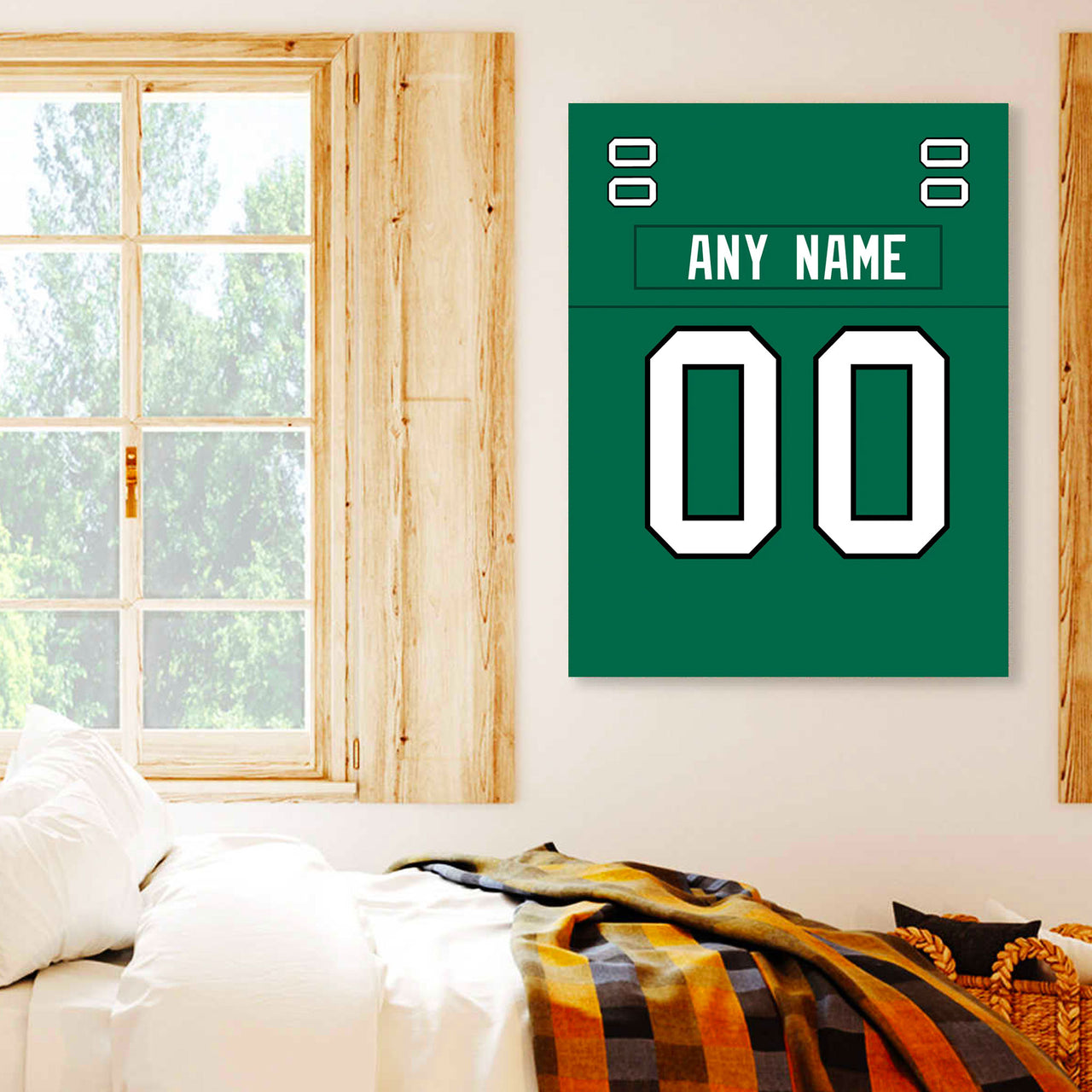 Philadelphia Jersey Custom Canvas Print Wall Art for Boy Girl Men Women Football Personalized Canvas Art