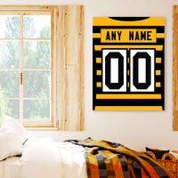Thumbnail for Pittsburgh Jersey Custom Canvas Print Wall Art for Boy Girl Men Women American Football Personalized Canvas Art