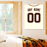 Thumbnail for San Francisco Jersey Custom Canvas Print Wall Art for Boy Girl Men Women Baseball Personalized Canvas Art