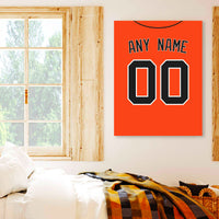 Thumbnail for San Francisco Jersey Custom Canvas Print Wall Art for Boy Girl Men Women Baseball Personalized Canvas Art