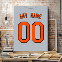 Thumbnail for Baltimore Jersey Custom Canvas Print Wall Art for Boy Girl Men Women Baseball Personalized Canvas Art