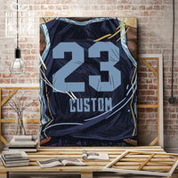 Thumbnail for Memphis Tigers Jersey Custom Canvas Print Wall Art for Boy Girl Men Women Basketball Personalized Canvas Art