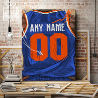 Thumbnail for New York Knicks Jersey Custom Canvas Print Wall Art for Boy Girl Men Women Basketball Personalized Canvas Art