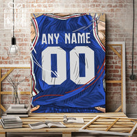 Thumbnail for Philadelphia 76ers Jersey Custom Canvas Print Wall Art for Boy Girl Men Women Basketball Personalized Canvas Art