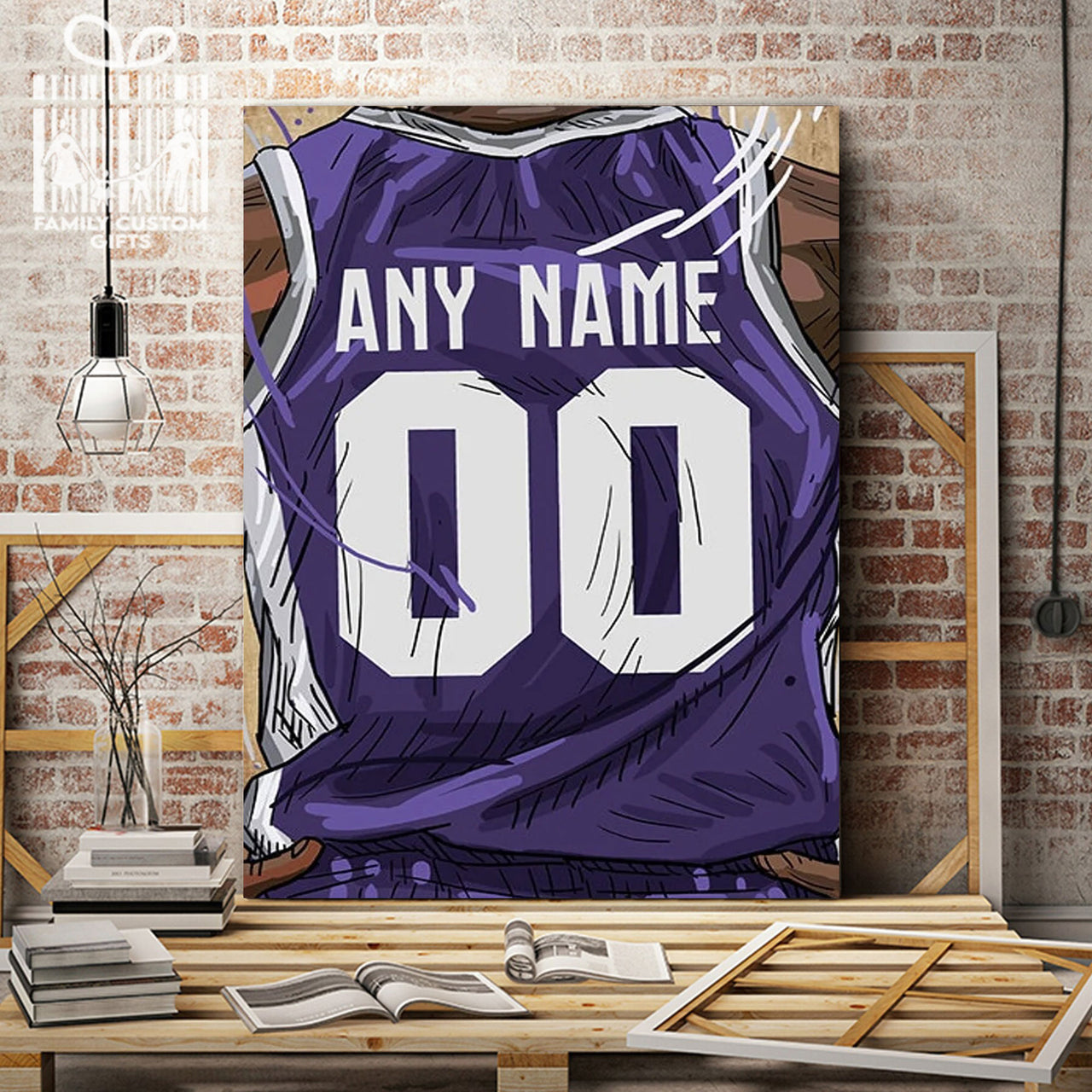 Sacramento State Hornets Jersey Custom Canvas Print Wall Art for Boy Girl Men Women Basketball Personalized Canvas Art