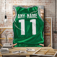 Thumbnail for Boston Celtics Jersey Custom Canvas Print Wall Art for Boy Girl Men Women Basketball Personalized Canvas Art