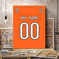 Thumbnail for Chicago Jersey Custom Canvas Print Wall Art for Boy Girl Men Women Football Personalized Canvas Art