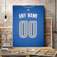 Thumbnail for Dallas Jersey Custom Canvas Print Wall Art for Boy Girl Men Women Basketball Personalized Canvas Art