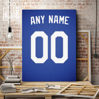 Thumbnail for Los Angeles Jersey Custom Canvas Print Wall Art for Boy Girl Men Women Baseball Personalized Canvas Art