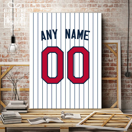 Digital File - Minnesota Twins Jersey Personalized Jersey MLB Custom Name  and Number Canvas Wall Art Home Decor Man Cave Gift