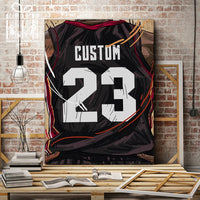 Thumbnail for Miami Heat Jersey Custom Canvas Print Wall Art for Boy Girl Men Women Basketball Personalized Canvas Art