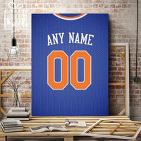 Thumbnail for New York Jersey Custom Canvas Print Wall Art for Boy Girl Men Women Basketball Personalized Canvas Art