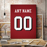 Thumbnail for San Francisco Jersey Custom Canvas Print Wall Art for Boy Girl Men Women Football Personalized Canvas Art