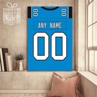 Thumbnail for Carolina Jersey Custom Canvas Print Wall Art for Boy Girl Men Women Football Personalized Canvas Art