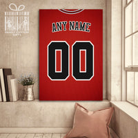 Thumbnail for Cleveland Jersey Custom Canvas Print Wall Art for Boy Girl Men Women Basketball Personalized Canvas Art