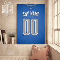 Thumbnail for Dallas Jersey Custom Canvas Print Wall Art for Boy Girl Men Women Basketball Personalized Canvas Art