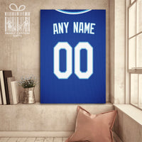 Thumbnail for Kansas City Jersey Custom Canvas Print Wall Art for Boy Girl Men Women Baseball Personalized Canvas Art