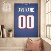Thumbnail for New England Jersey Custom Canvas Print Wall Art for Boy Girl Men Women Football Personalized Canvas Art