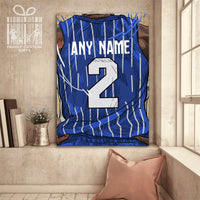 Thumbnail for Orlando Magic Jersey Custom Canvas Print Wall Art for Boy Girl Men Women Basketball Personalized Canvas Art