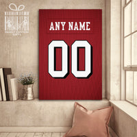 Thumbnail for San Francisco Jersey Custom Canvas Print Wall Art for Boy Girl Men Women Football Personalized Canvas Art