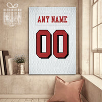 Thumbnail for San Francisco Jersey Custom Canvas Print Wall Art for Boy Girl Men Women Football Personalized Canvas Art