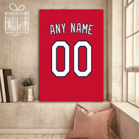 Thumbnail for St. Louis Jersey Custom Canvas Print Wall Art for Boy Girl Men Women Baseball Personalized Canvas Art