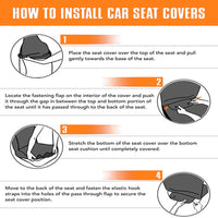 Thumbnail for Custom Car Seat Cover Baseball Print 3D Silver Metal Seat Covers for Cars