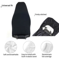 Thumbnail for Custom Car Seat Cover Elephant Black Gold Seat Covers for Cars