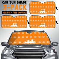Thumbnail for Custom Windshield Sun Shade for Car Native American Tribal Feathers Car Sun Shade - Car Accessory