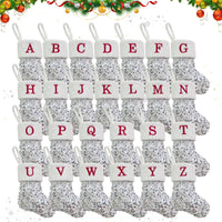 Thumbnail for Sequin Alphabet Christmas Socks: 2024 New Year Xmas Tree Decor and Home Festive Stockings for Navidad