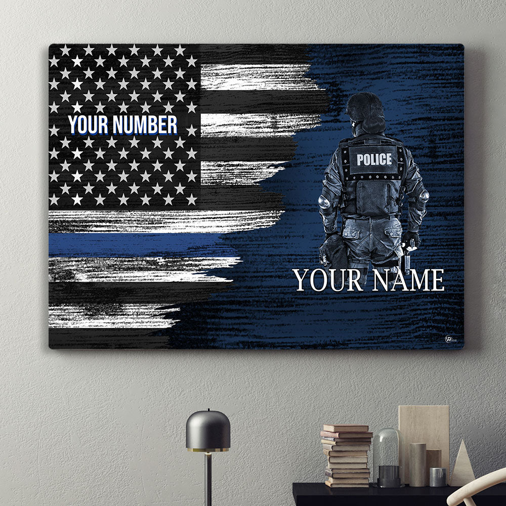 Personalized Thin Blue Line Products For Law Enforcement and Officers