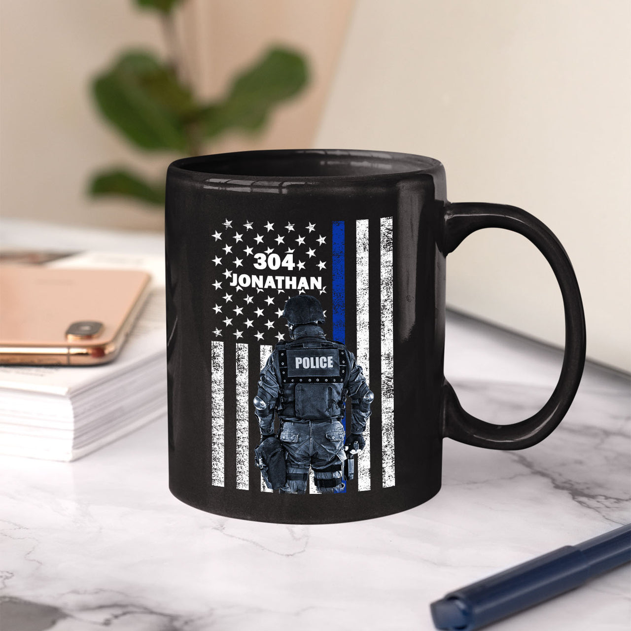 Personalized Thin Blue Line Products For Law Enforcement and Officers