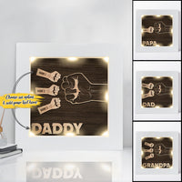 Thumbnail for Custom First Fathers Day Gift Ideas Plaques Frame With Led Personalized Fathers Day Gifts - Gifts for New Dads