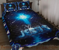 Thumbnail for Custom Quilt Sets God Cross Jeusu Light Art Premium Quilt Bedding for Boys Girls Men Women