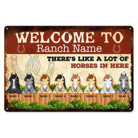 Thumbnail for Personalized Custom Name Hope You Like Horses Printed Metal Signs Gift For Horse
