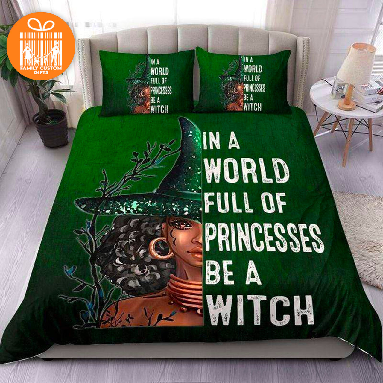 Comforter In A World Full Of Princesses Halloween Custom Bedding Set for Kids Teens Adult Premium Bed Set