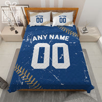 Thumbnail for Custom Quilt Sets Kansas City Jersey Personalized Baseball Premium Quilt Bedding for Men Women