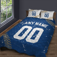 Thumbnail for Custom Quilt Sets Kansas City Jersey Personalized Baseball Premium Quilt Bedding for Men Women