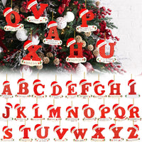 Thumbnail for A-Z Acrylic Cartoon Hat Letter Pendants - Xmas Tree Decorations for Merry Christmas 2023 - Home Decor for Navidad, Natal, and Noel Celebrations
