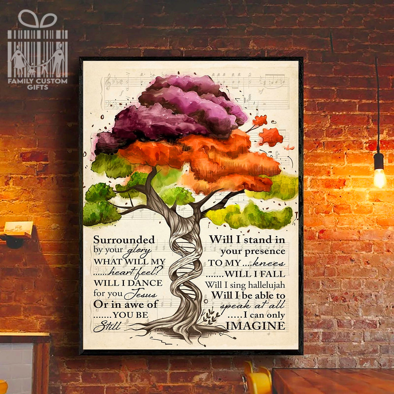 Imagine Lyrics Art
