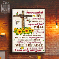 Thumbnail for Custom Poster Prints Jesus Cross I Can Only Imagine Wall Art - Premium Poster