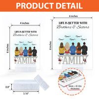 Thumbnail for Graduation Appreciation (Photo Inserted) Acrylic Plaque Personalized Custom Name Gift For Graduate Students, Daughter, Son