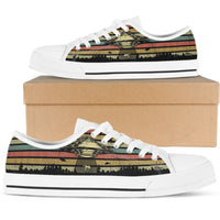 Thumbnail for UFO Abduction Alien Believe Vintage Low Cut Canvas Shoes for Men Women 3D Prints Fashion Sneakers Custom Shoes