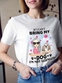 Thumbnail for Personalized Custom Pets Name If I Can' Bring My Dogs Cats I'm Not Going Shirt Gift For Woman Man Dog Cat Lovers