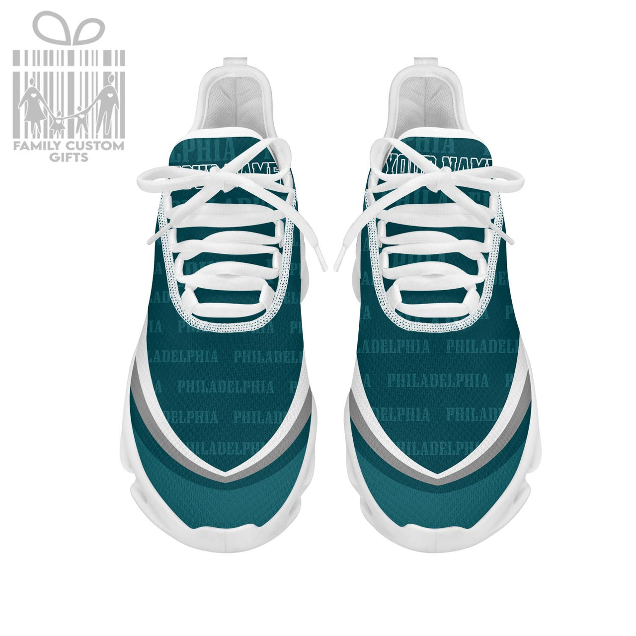 Philadelphia Eagles Personalized Max Soul Sneakers Running Sport Shoes –  FAMILY GIFTS