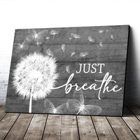 Thumbnail for Custom Poster Prints Wall Art Just Breathe Personalized Gifts Wall Decor - Gift for Family