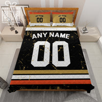 Thumbnail for Custom Quilt Sets Anaheim Jersey Personalized Ice hockey Premium Quilt Bedding for Men Women