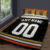 Thumbnail for Custom Quilt Sets Anaheim Jersey Personalized Ice hockey Premium Quilt Bedding for Men Women